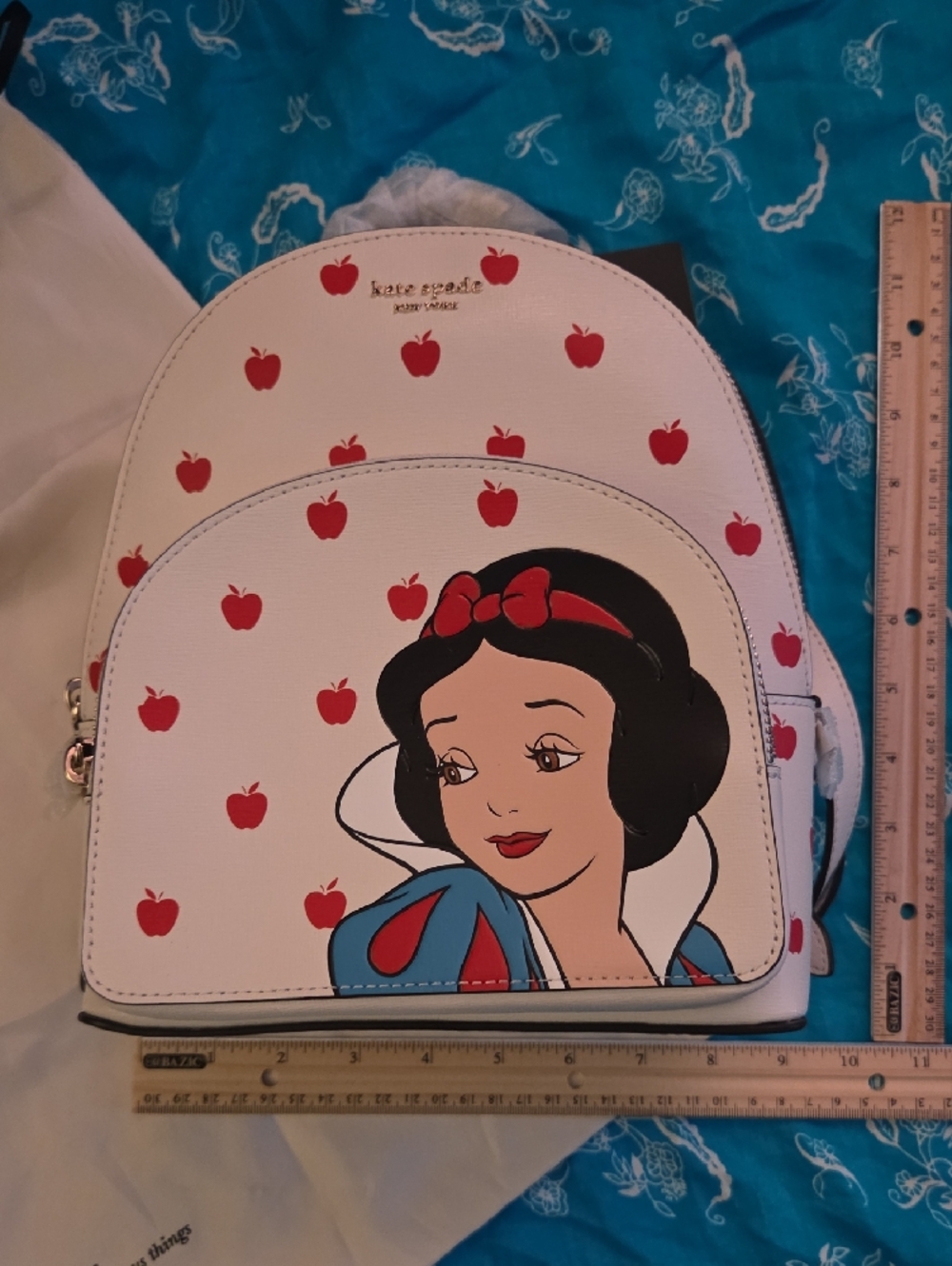 kate spade White Snow White Apple Mini Backpack - Picture 3 of 10